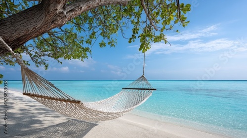 Fototapeta Naklejka Na Ścianę i Meble -  Caribbean Beach Resort Advertisement Banner