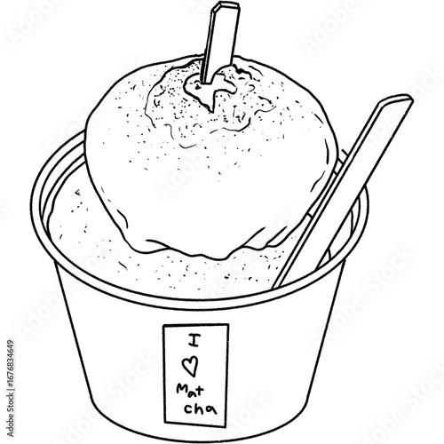 Matcha Lover Cute Clipart