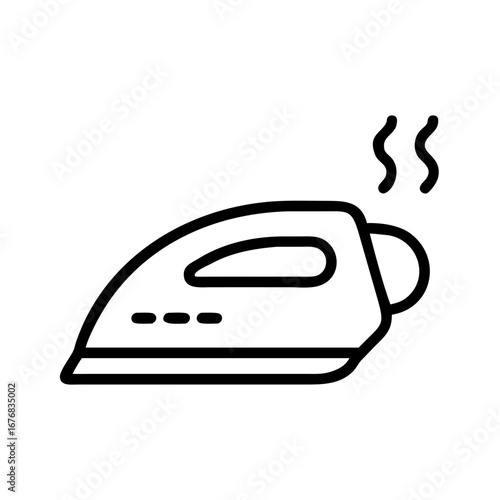 Steam iron device for household laundry and garment care  