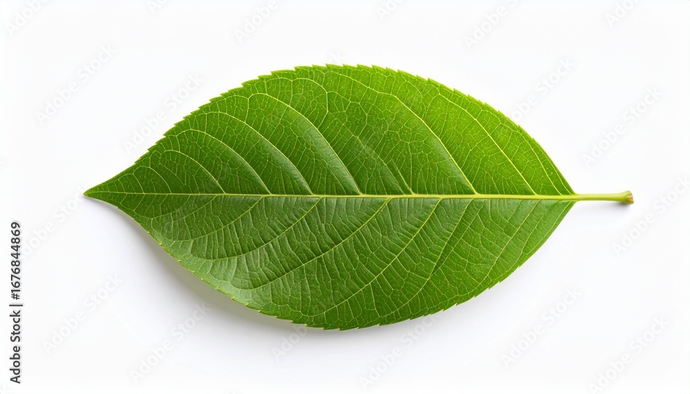 Obraz premium leaf on the white 