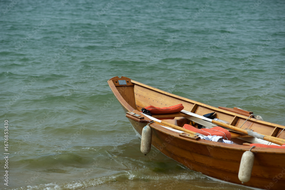 Naklejka premium Saint-Jouan des Guérets - fête des Doris - bateau à rames