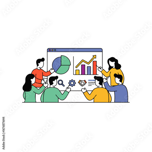 Team collaboration analysis with graphs reveals growth potential for business strategies and project success