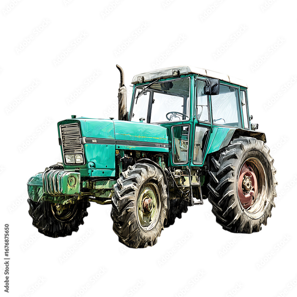 Obraz premium Tractor