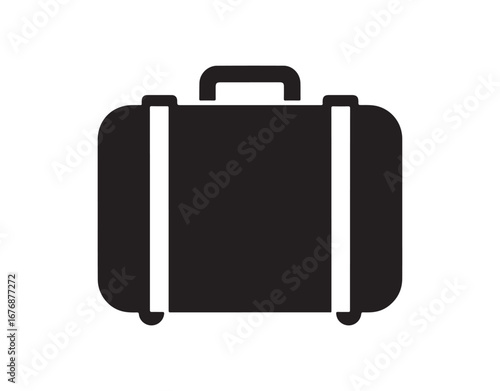 suitcase isolated on white background