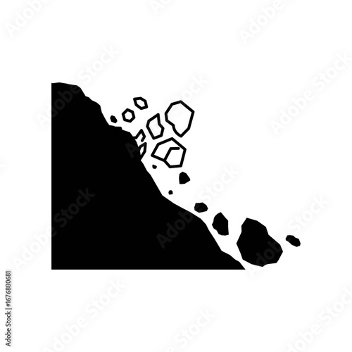 Land sliding due to heavy rain