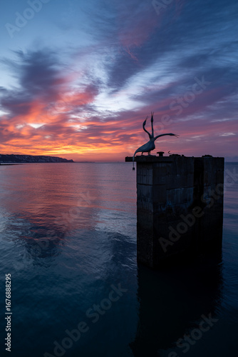 Folkestone wschód słonca