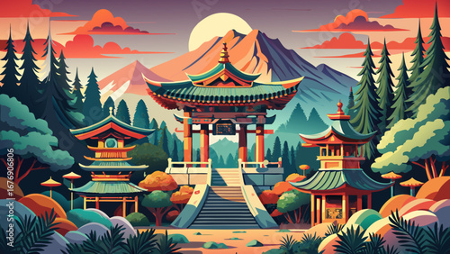 The Shrines and Temples of Nikko in Japan lie amid cedar forests, blending ornate carvings, sacred gates, and spiritual tranquility, embodying centuries of devotion in a natural mountain sanctuary.