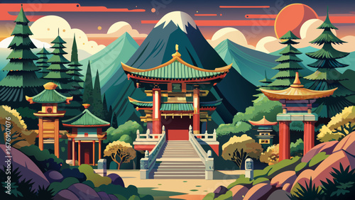The Shrines and Temples of Nikko in Japan lie amid cedar forests, blending ornate carvings, sacred gates, and spiritual tranquility, embodying centuries of devotion in a natural mountain sanctuary.