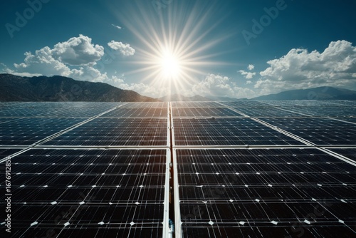 Sunlit solar farm and batteries: california's path to green energy. Urban innovation. Revolutionizing energy storage: dublin firm leads california project. Precision robotics. Green technology.