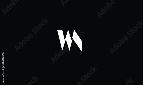 WN,NW,W,N abstract, letters, logo, monogram, style, symbols, ambitions, icons, 
