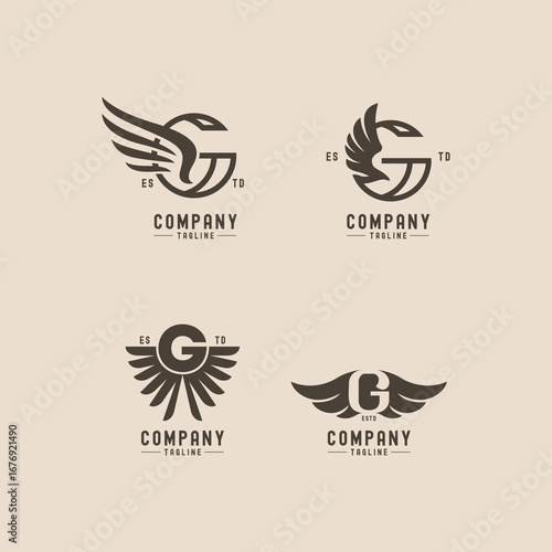 wings and letter G