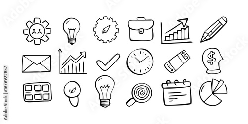 Black silhouette of a person holding a briefcase business