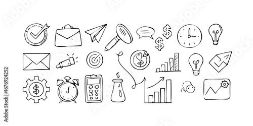Business Icons Collection finance symbols