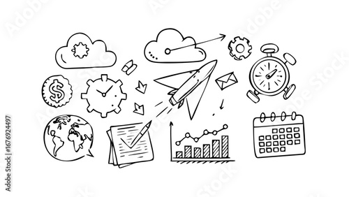 Business People Meeting and Discussing discussion teamwork