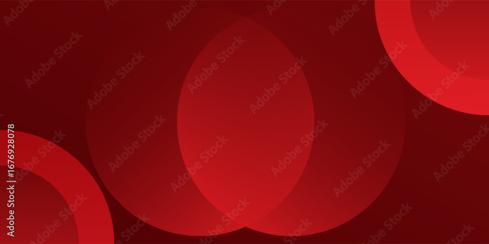 Obraz premium Red abstract background. Dynamic shapes composition simple
