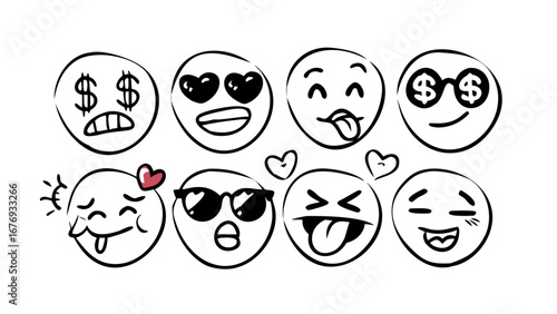 Pink Heart Emoji Silhouette love symbol