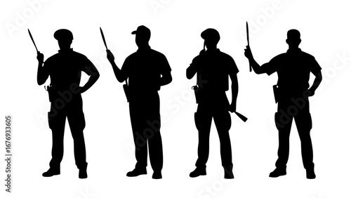 Police Officer Silhouette law enforcement uniform