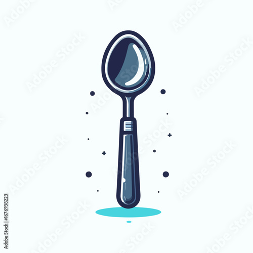 vector illustration of tablespoon 