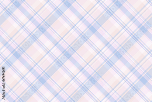 English seamless textile fabric, france texture background plaid. Winter tartan vector check pattern in white and light colors.