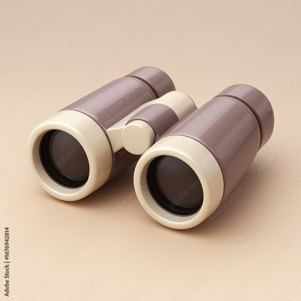 Fototapeta premium Binoculars: Exploration, Discovery, and Vision