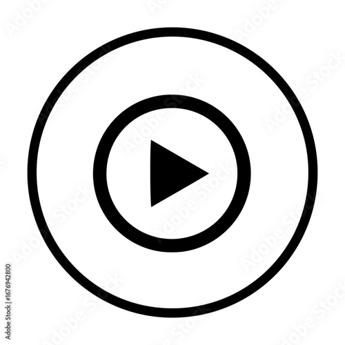 play music icon vectors illustration