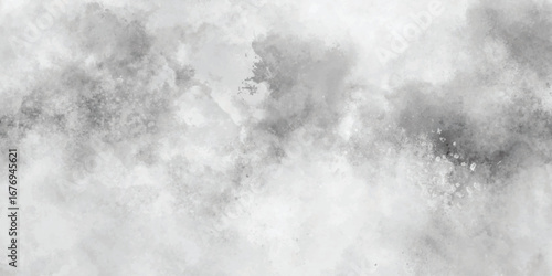 Abstract background with white paper texture and white watercolor painting background , Black grey Sky with white cloud , marble texture background Old grunge textures design .cement wall texture .	
