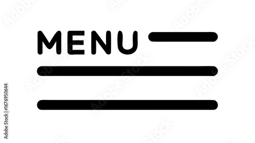 Three Horizontal Lines Symbol three lines parallel