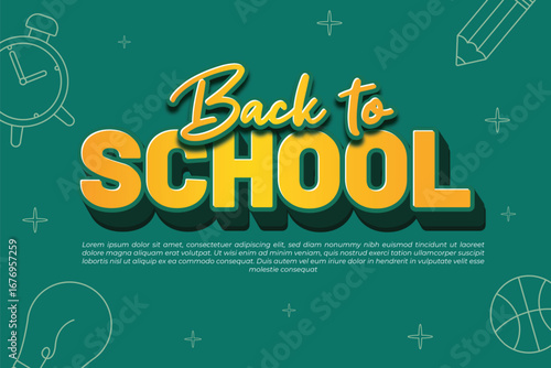 Wallpaper Mural Back to School Announcement with text effect Torontodigital.ca