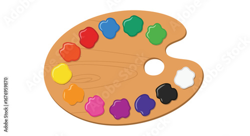 Vibrant Palette: A Colorful Medley of Paints for Artistic Expression and Creativity