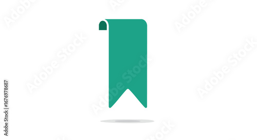 Emerald bookmark elegantly marks the page reflecting simplicity and reading pleasure, a visual metaphor of bookish discovery and quiet moments