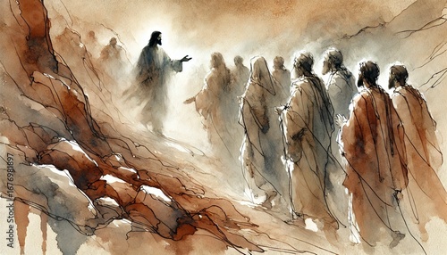 The Calling of the First Apostles, Gospel narrative.