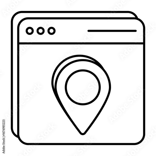 Map and Locations or navigation and Sign Vector LIne Icons Pack and illustrations