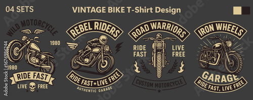 Vintage Bike T-Shirt Design, Retro Bicycle Graphic Tee Illustration, Classic Bike Rider T-Shirt Artwork