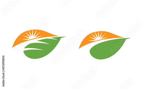Tree leaf ecology nature  Healthy vegan concept element v4.40