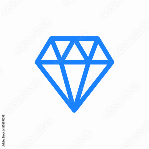 diamond jewelry icon sign vector