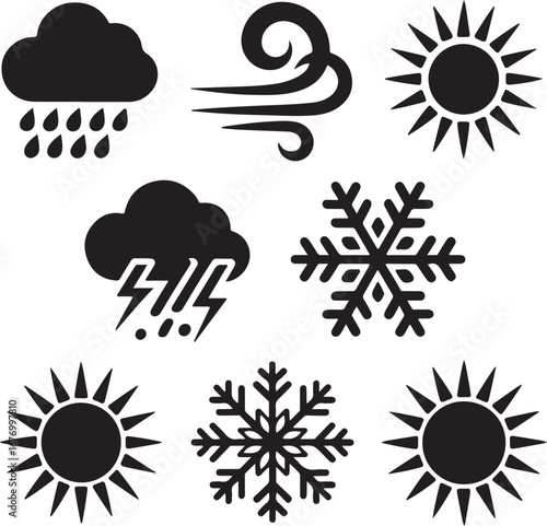 Weather Symbols Iconography for Forecasting
