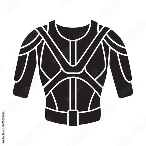 Futuristic Body Armor Icon
