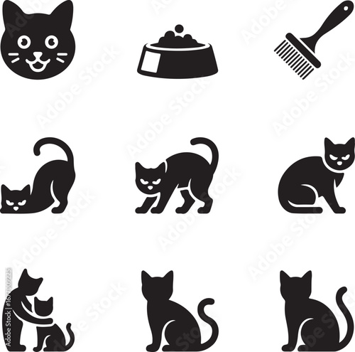 Cat Icons Set