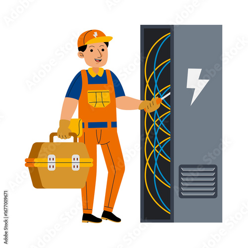 logo for an electrician