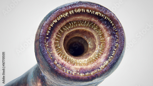 Lamprey Mouth Closeup