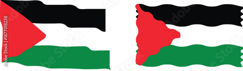 Independence flag of Syria. New flag of Syria 2025,2026 vector. National circular flag of Syria country , vector design and illustration
