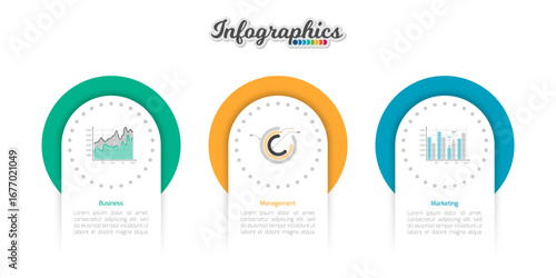Infographic timeline template can be used for chart, diagram, web design, presentation, advertising, history