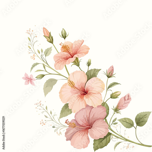 Beautiful seamless floral water color pattern Set
 Art & Illustration