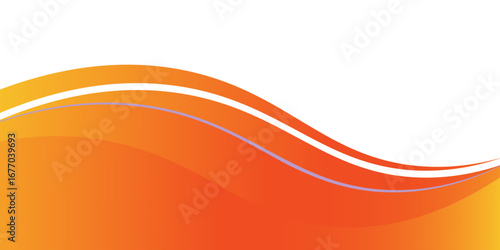 MobileModern orange banner background. Graphic design banner pattern background template with dynamic wave shapes. vector Eps 10