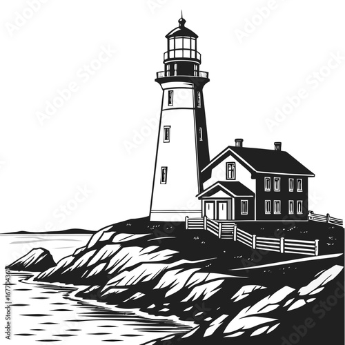 lighthouse on the beach