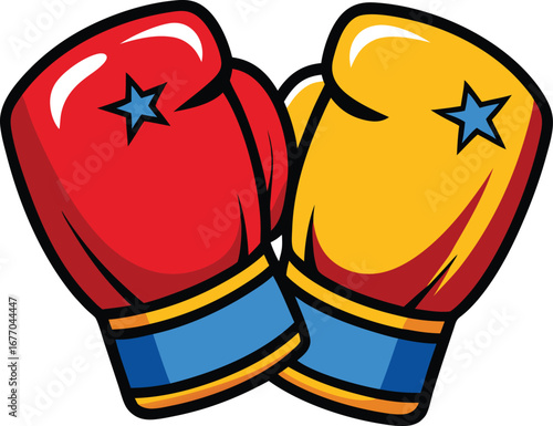 Fotografie Vector boxing gloves icon