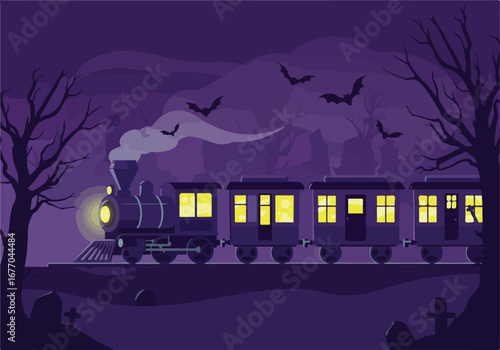 Spooky Halloween Train Ride A Ghastly Journey Through the Night