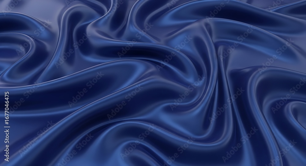 Obraz premium Blue Satin Fabric Texture.