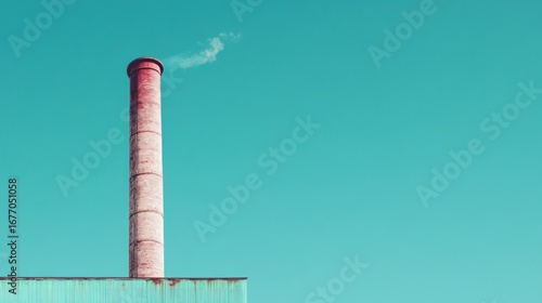 smoke from a chimney