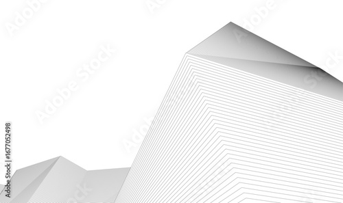 abstract architecture vector 3d background